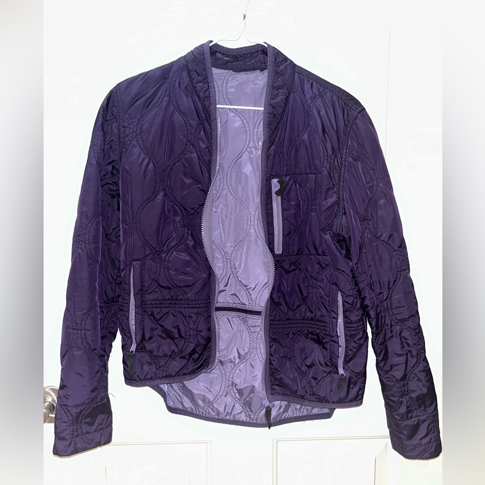 Purple rain coat/jacket